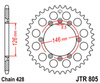 Zębatka tylna JTR805.50