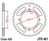 Zębatka tylna JTR461.54