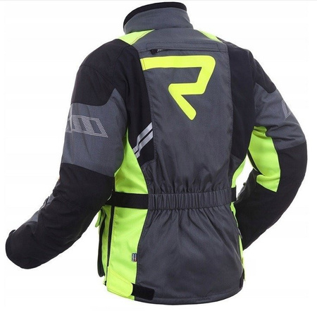 Kurtka Rukka Offlane Gore-Tex czarno szara fluo