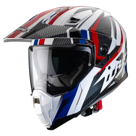 Kask Caberg Xtrace Savana biało niebiesko czerwony