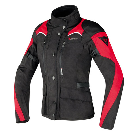 Kurtka Dainese Tempest D-Dry Lady czarno czerwona