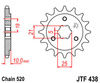 Zębatka przednia JTF438,15