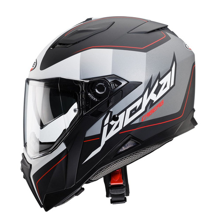 Kask Caberg Jackal Imola czarno biały