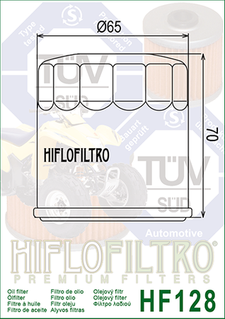 Filtr oleju Hiflofiltro HF128