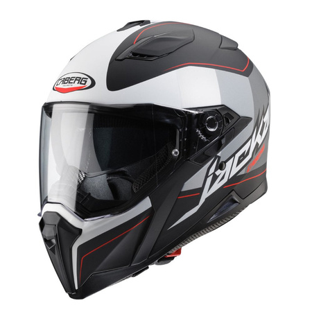 Kask Caberg Jackal Imola czarno biały