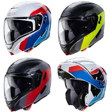 Kask Caberg Horus Scout czarno srebrno fluo