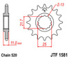 Zębatka przednia JTF1581.15