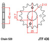 Zębatka przednia JTF436,14